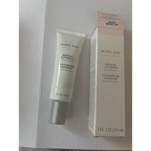 New Mary Kay Medium Coverage Foundation Bronze 808 Narrow Gray Cap